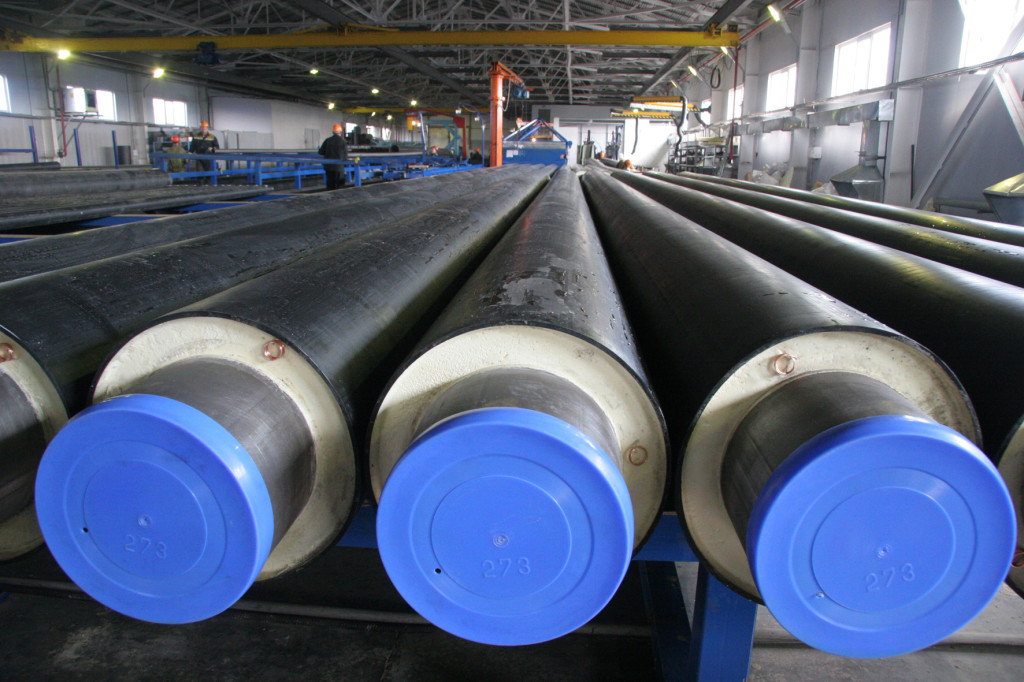 Хранение ПЭ-защищенных труб