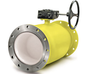 Шаровые краны для газа с механическим редуктором