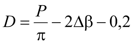 Диаметр изолированной трубы