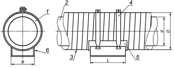 Рисунок Д.12 - Скользящая опора