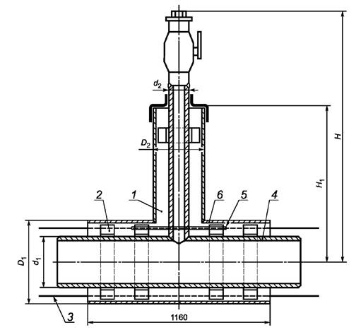 Тройник с шаровым краном воздушника